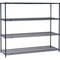 Nexel Nexelon Wire Shelving, Blue Epoxy, 72W X 24D X 74H 24727N - alternate 1